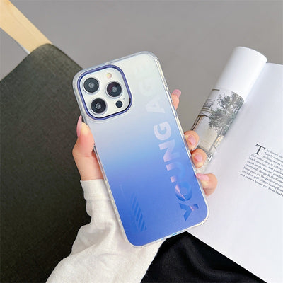 high quality airbag gradient phone cover for iphone 11 iphone 12 pro iphone 14 promax tpu phone case