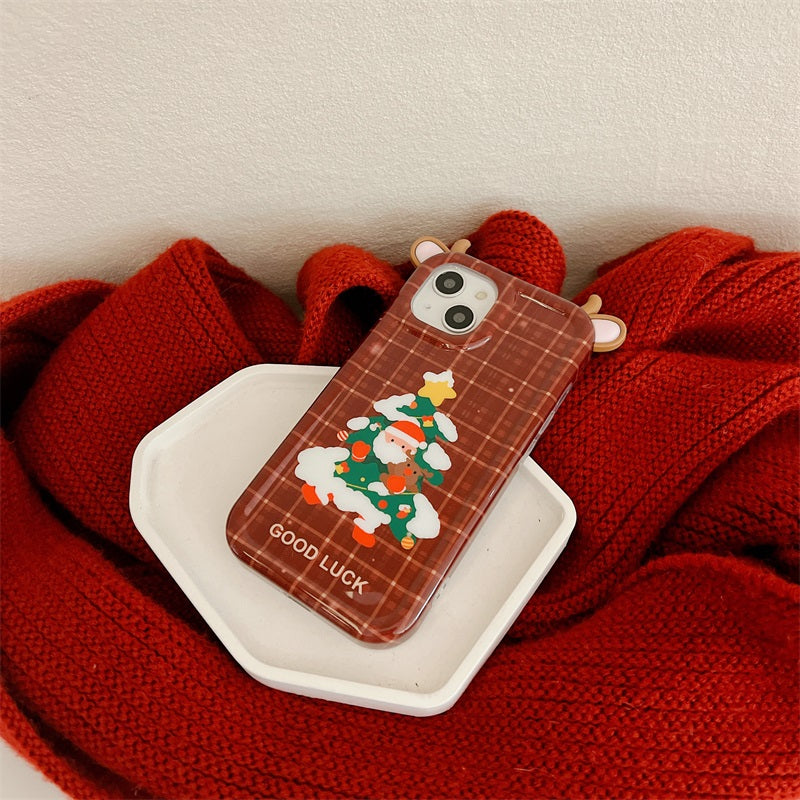 Phone case Christmas gift customize OEM/ODM mobile phone case Christmas phone case for iPhone 14 13 12 11