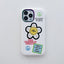 Super quality tpu pc phone case sublimation cute flower phone cover for iphone 12