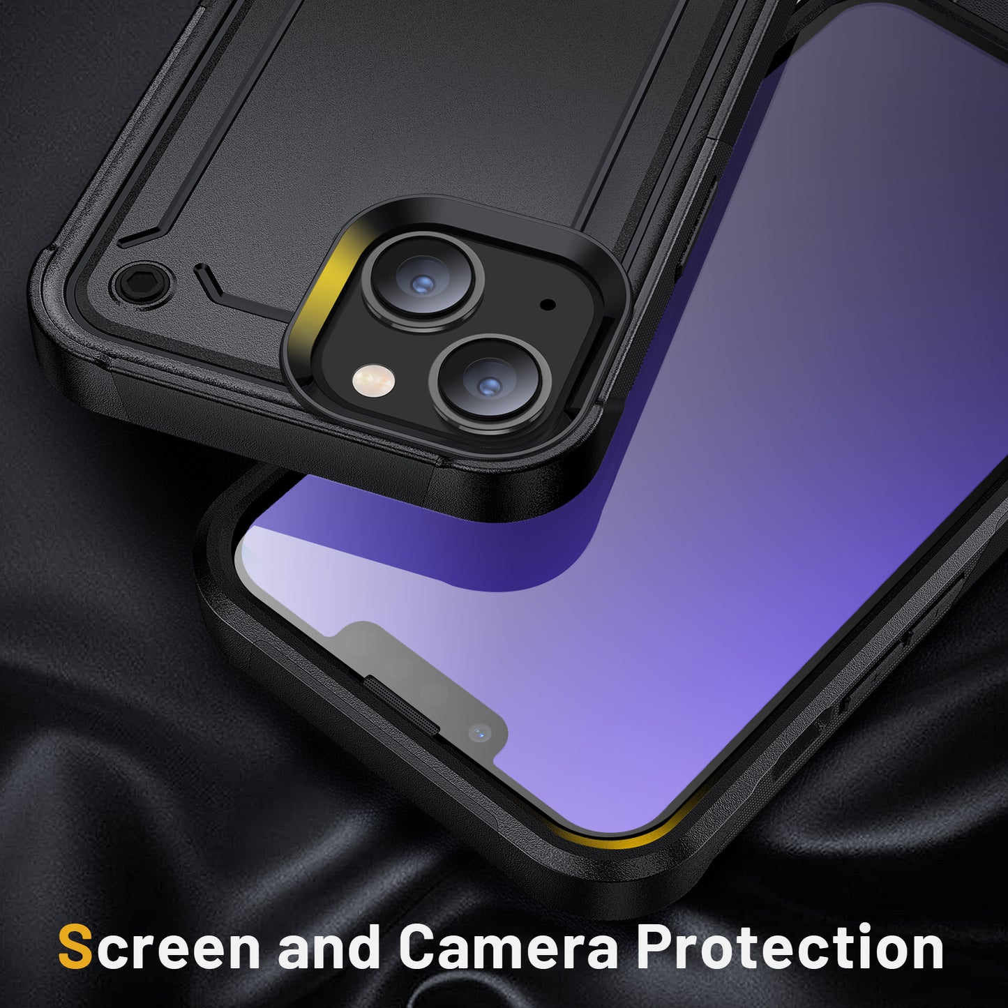 new design official high resilience tpu+pc material black anti shock bumper phone case for iphone 11 pro max