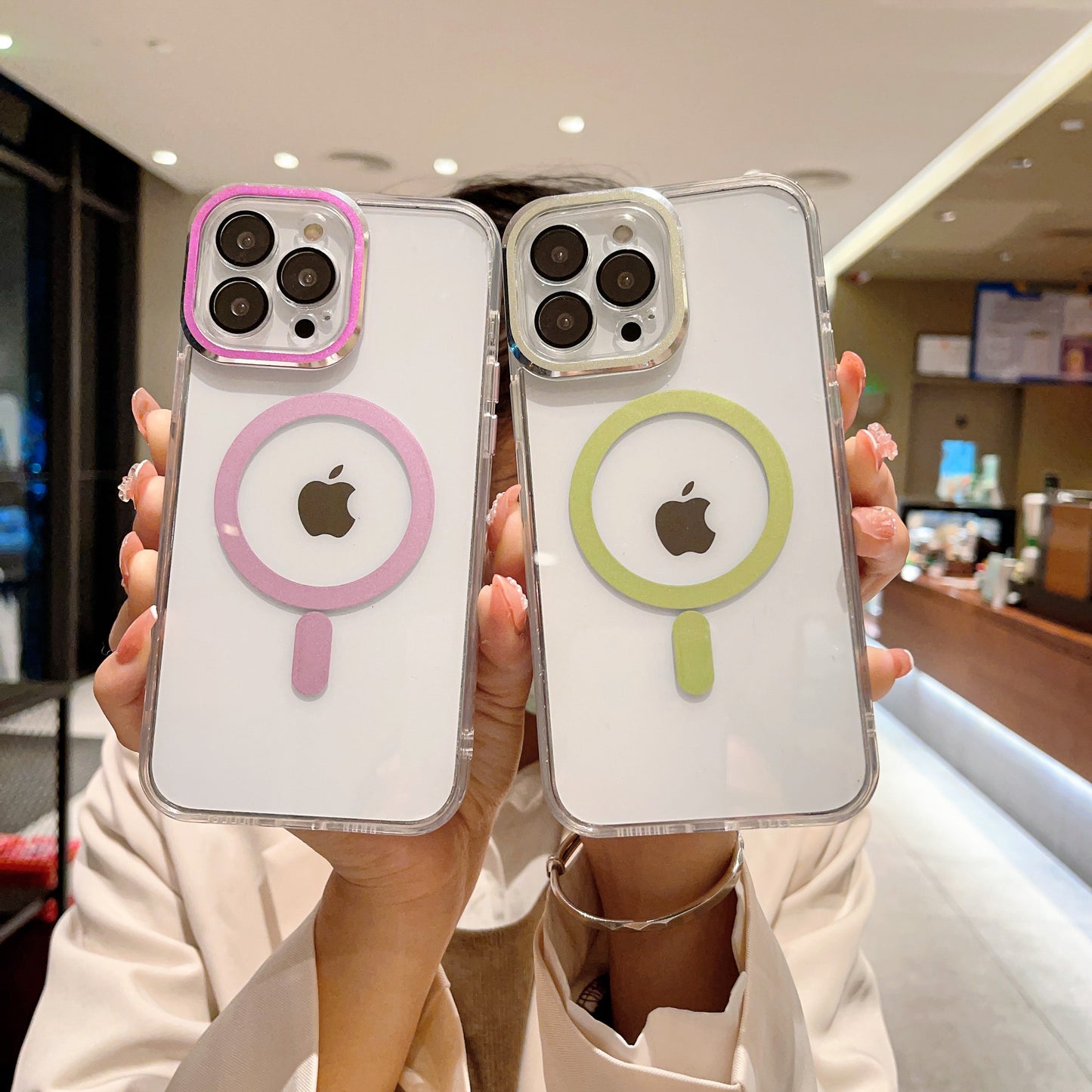 Factory Wholesale Magsafing Phone Case for iPhone 12 Mobile Phone Case Clear Magnetic
