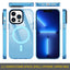 Fashion Phone Case For Iphone 12 pro clear Phone Case Magnetic Shockproof cover transparent case