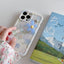 2023 Luxury ins polka dot lens blue flower rabbit mobile cover for iphone x 11 12 13 phone case