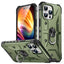 Camera Protector Silicone Phone Case TPU+PC Camera Protection Phone Case for iphone 14 with stand