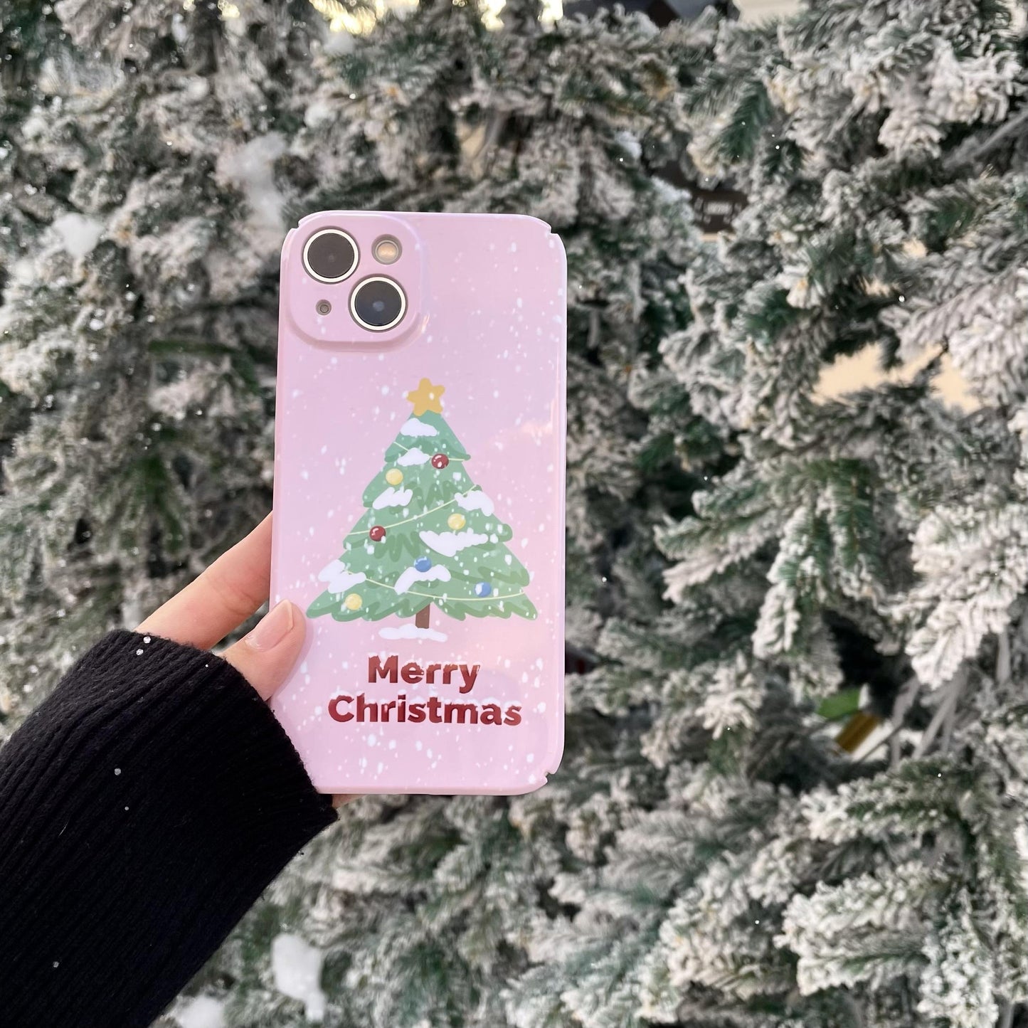 Christmas tree mobile phone case OEM/ODM Christmas phone case for iPhone 14 13 12 11