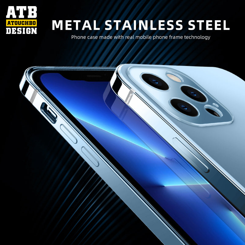Fast Shipping High Clear ODM OEM ATB High Clear Metal Phone Case for iPhone12-14 phone case