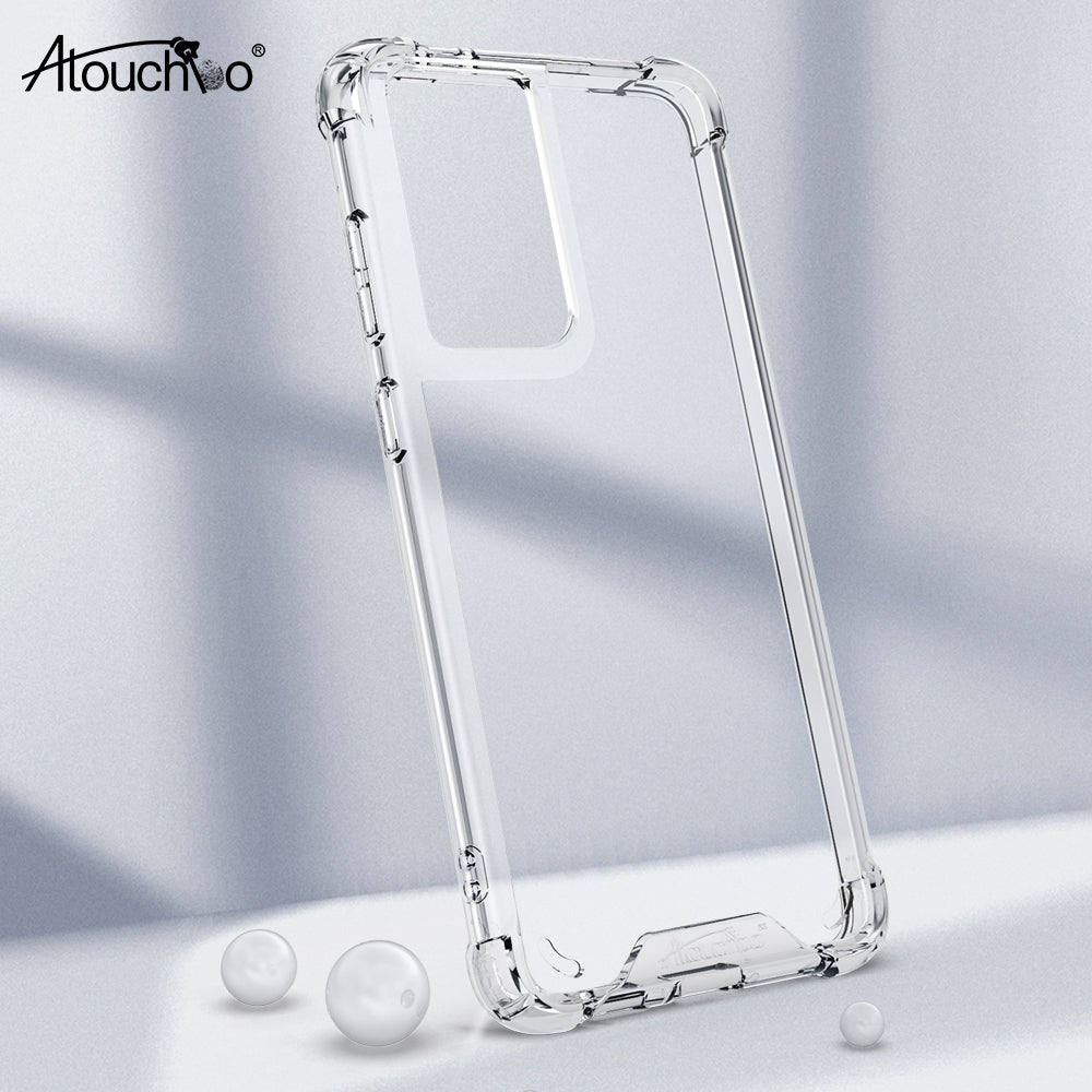 Atouchbo Clear Case for Samsung Galaxy S21 Ultra Case Airbag Bumper Protection Shockproof Case For Samsung Galaxy S21 Plus 5G