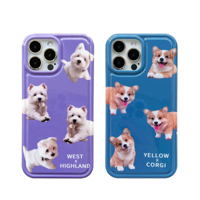 2023 New Arrivals Dog Pattern Shockproof Phone Case For Iphone 14 13 12 11 Mobile Case