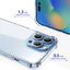 armor four-corner airbag shock proof 1.0mm tpu+pc mobile phone case for iphone 11 pro max clear case