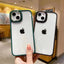Luxury Anti-yellow Metal Lens Transparent PC Phone Case for iPhone 11 12 13/13 Pro/13 Pro Max