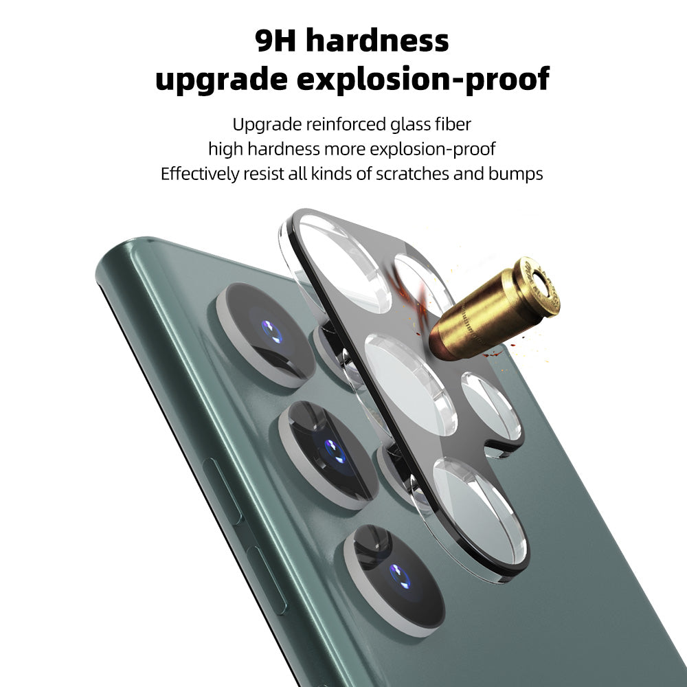 Amazon Hottest 9h Easy Install Camera Tempered Film For Samsung Galaxy S22 Ultra/S22 Plus 0.2mm Hd Transparent Lens Protector