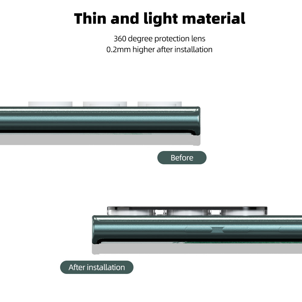 Hottest 9h Easy Install Camera Tempered Film For Samsung Galaxy S22 Ultra/S22 Plus 0.2mm Hd Transparent Lens Protector