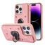 Luxury Shockproof Soft PU Leather Phone Case with Ring Holder Case For iPhone 14 Pro Max 13 Pro