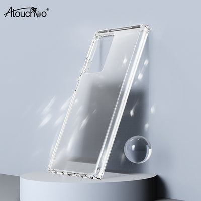 Clear TPU PC Case for Samsung Note 20 Ultra Transparent Shockproof Phone Case for Samsung S20 Case Mobile Back Cover Note 20