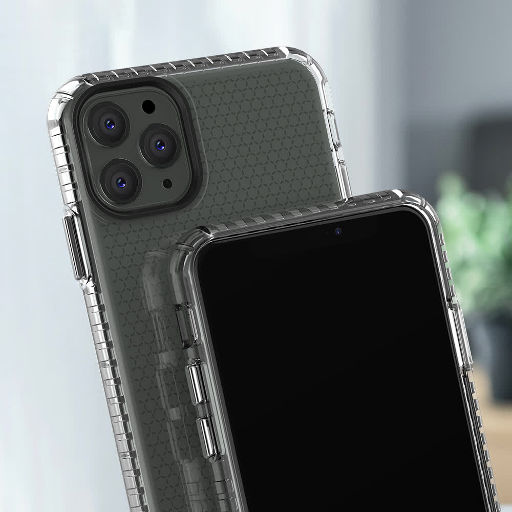 High Quality Factory Case Directly Wholesale Phone Case new  Honeycomb Transparent Phone Case