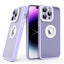 Solid Color Skin Feeling Phone Case Hard PC Cell Phone Case Show Logo Case For Iphone 14 Pro Max Plus