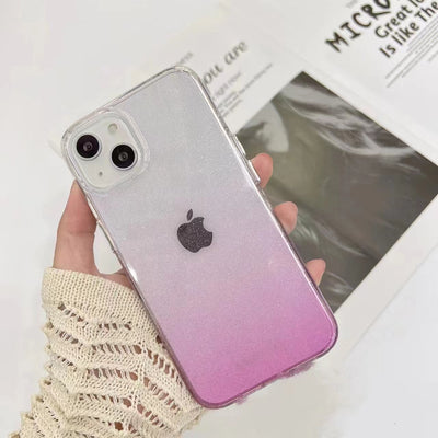 New fashion Shockproof phone case Transparent Color Gradient phone Shell for iphone 14 pro max