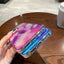 2023 Fashion IMD Electroplated Photo Frame Watercolor Glitter Tpu Phone Case For Iphone 14 Case Mobile Phone