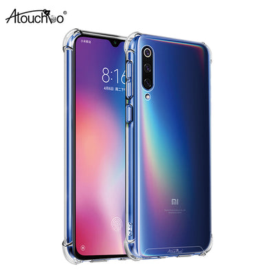 Atouchbo Anti Burst ShockProof Transparent Case for Xiaomi Redmi Note 8 7 Pro K20 K30 Clear Back Cover Mi 9 8 Note 10 CC9 Pro Case