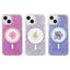 Factory Direct Sale Girl Glitter Powder Clear Epoxy Magnetic Phone Case for iPhone 14 13 12 Pro Max