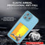 transparent shockproof tpu insert card slot back cover  phone case for iphone 11 pro max