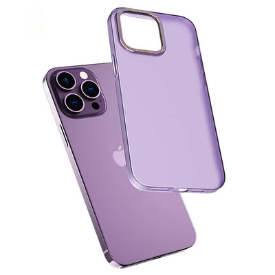 New Shockproof  PC Phone Case ATB  AG Transparent Crystal Phone Case
