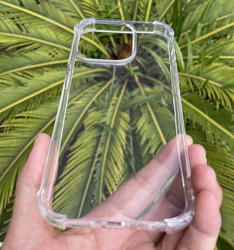 High definition transparent resist discoloration anti-yellowing phone case for iphone 12 pro