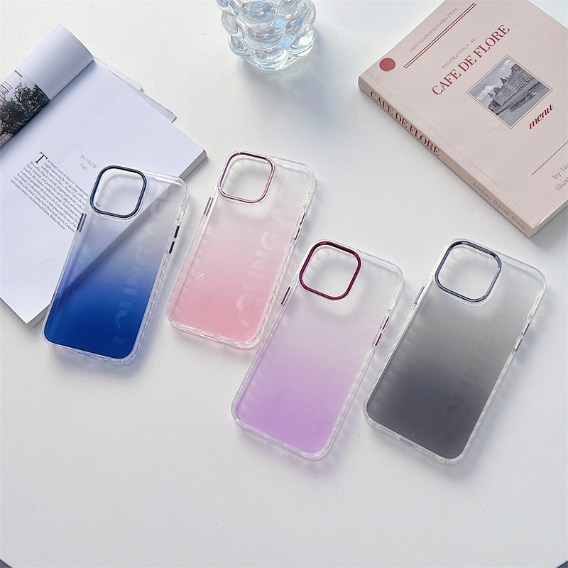 high quality airbag gradient phone cover for iphone 11 iphone 12 pro iphone 14 promax tpu phone case