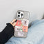 Transparent Cartoon Case For Iphone 11 12 13 14 Pro Max Xr X Xs Cute Fashion Cover