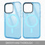 New Clear Wireless Charging Cell Mobile Phone Case solid color Magnetic Phone Cover for iphone 14