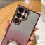 Luxury Plating Bling Glitter Flash Powder Lens Film Phone Case For iPhone 13 14 Pro Max Soft Clear TPU Transparent Cover