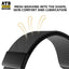 ATB design stainless steel metal milanese luxury 2 in 1 apple strap apple watch band for iwatch series