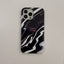 Fashion hot selling phone case 2023 new design 2 in 1 black and white splash ink mobile phone case