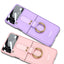 For Galaxy Z Flip 3 Phone Case Suitable for Zflip3 Shell Membrane Integrated Protective Sleeve with Ring Shockproof