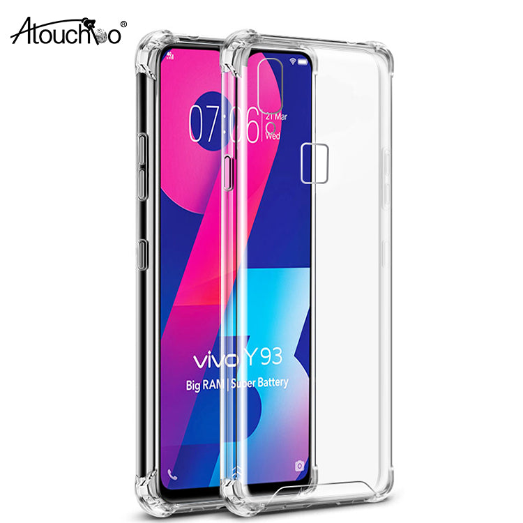 Atouchbo High Quality Transparent V15 Pro V17 S1 Pro Phone Case Back Cover for Vivo Y93 Y11 U3 Nex Phone Case