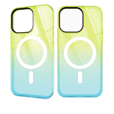 New fashion wireless charging phone case Laser Gradient Dazzling Color case for for iphone 14 pro