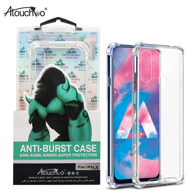 Anti shock TPU PC phone case back cover for Samsung Galaxy M10 M20 M30 clear case