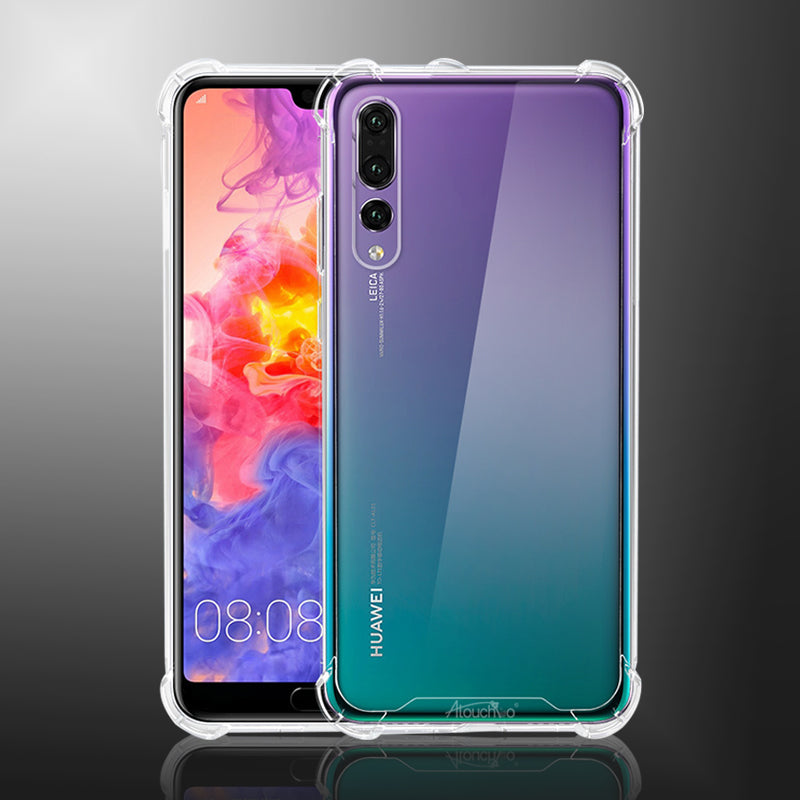 Wholesale transparent TPU PC case for Huawei P20 lite P20 P20 pro