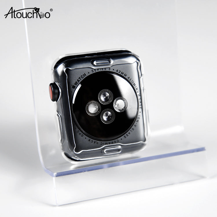 Atouchbo HD Transparent TPU Watch Case for Apple Watch Series 6 5 4 3 2 1 44mm 40mm 42mm 42mm