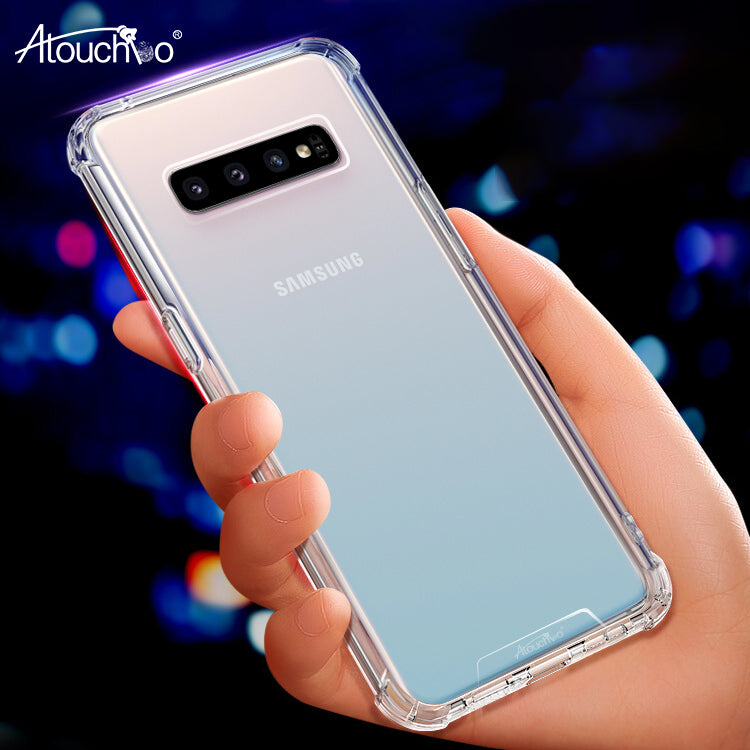 Clear anti shock phone case back cover for Samsung Galaxy S10 S10 plus S10e in stock