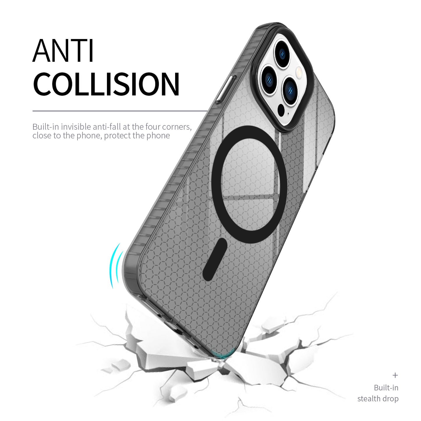 360 Degree Full Protection case colorful wireless charging magnetic phone case for iphone 14 pro max