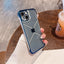 Laudtec Luxury Plating Shockproof Electroplated hollowed-out cell Phone Case for iPhone 11
