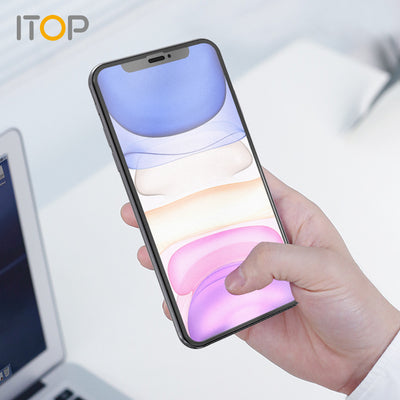 ITOP Anti-Fingerprint Matte Premium Cell Phone Protective Glass Mobile Phone Screen Protector for iPhone 11 Pro Max 11 XS Max 12