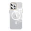 Transparent Wireless Charging Phone Case Clear Magnetic Phone Case for iPhone 14  Mobile Phone Case Back Cover