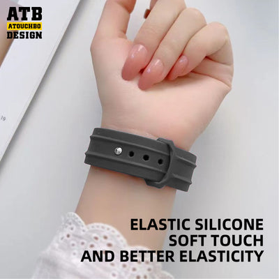 ATB design anti water kingkong series silicone rubber watchband smart apple watch strap for iwatch