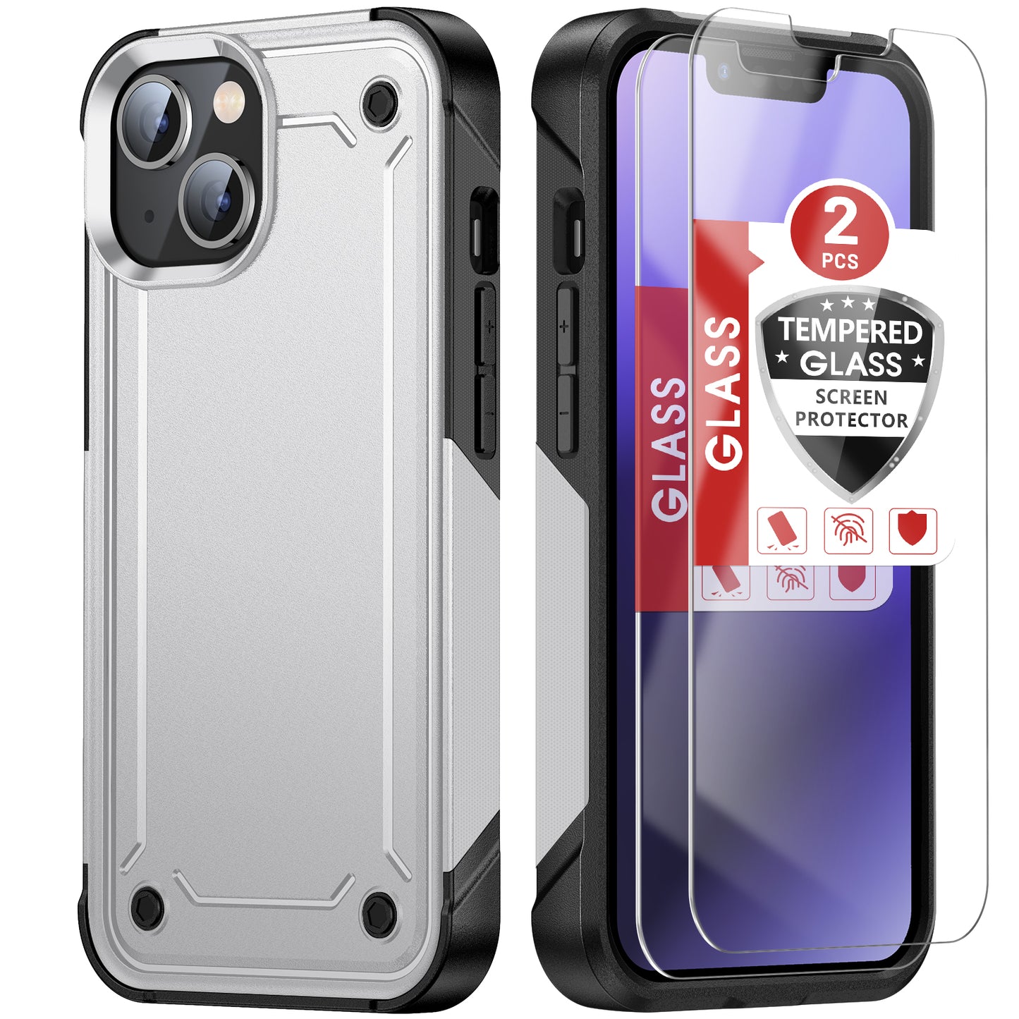 Pc Tpu Hard Blank Cell Phone Case Hard Anti-knock Shockproof Phone Case for iPhone 14 pro