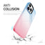 2022 Shockproof Crystal clear magnetic phone case Gradient Color Phone Case for iphone 14