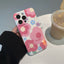 Ins Style Girls Pink Flower Phone Accessories Mobile Cover For Iphone 14 Pro Max 11 12 13 Pro Max Case