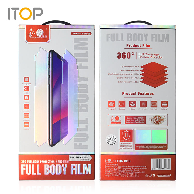 Wholesale Mobile Phone Film Full Phone Cover Nano Explosion-Proof Screen Protector for iPhone 11 Pro Max Screen Protector