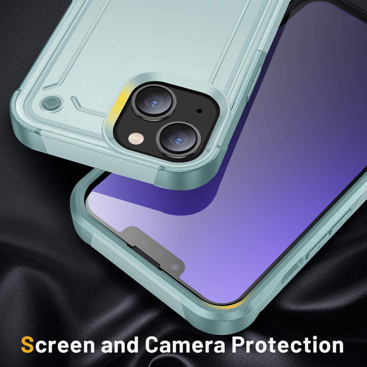 Amazon High Quality protector case green silicone mobile phone case for iphone 14 max